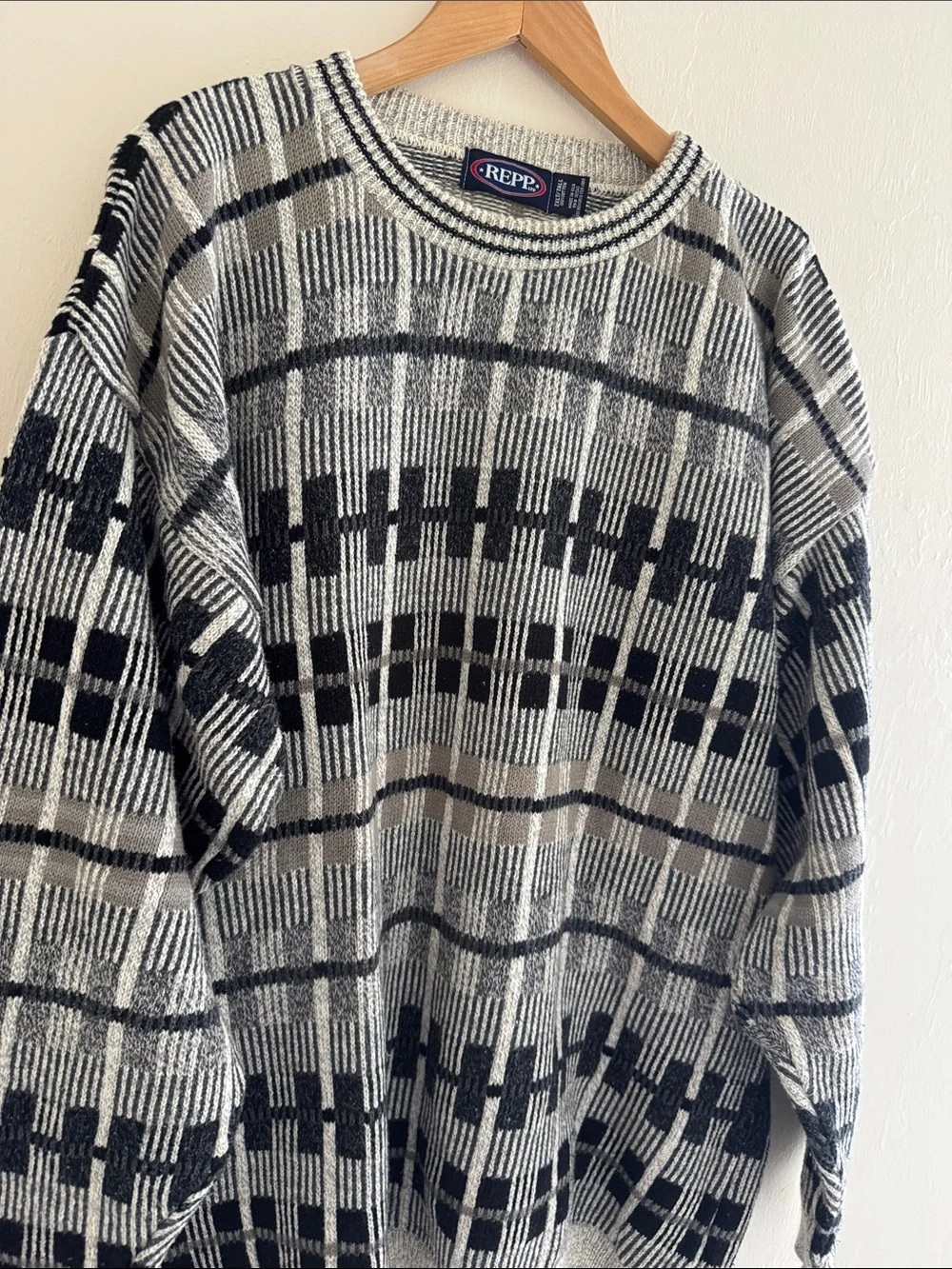 Vintage repp knit